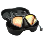 VISOR CRISTAL AMARILLO TIPO BATMAN - INCLUYE BASE DE GO PRO