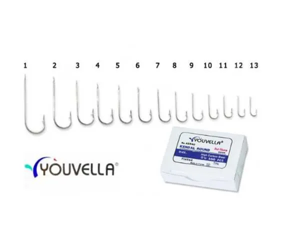 CIENTO ANZUELOS YOUVELLA 3 GALLITO BAITHOLDER (IV)