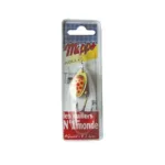 #2 - CUCHARILLA MEPPS AGLIA GOLD RED DOTS