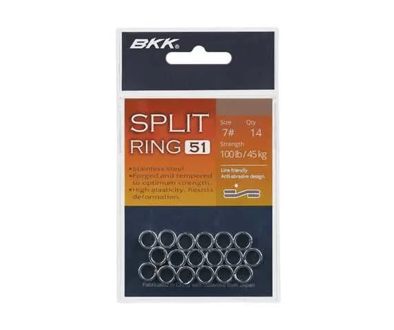 SPLIT RING 51 - BKK - TAMAÑO 7 - 14 UNIDADES - 100 LB