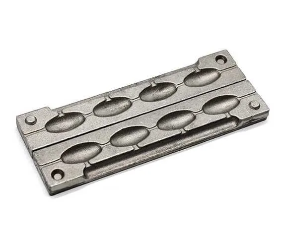 MOLDES DE PLOMOS 4BEAN ALMENDRA 4 CAVIDADES