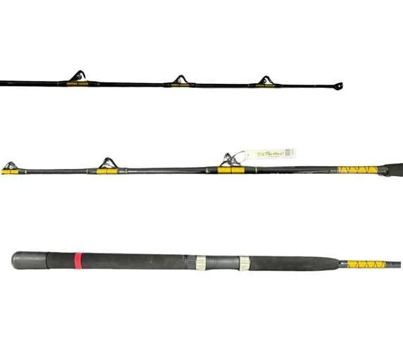 CAÑA RODILLOS - FIVE STARS 180 CM - 100 LIBRAS - NEGRA DORADO