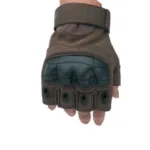 GUANTES TACTICAL GLOVES - CAFE COYOTE - CORREA VELCRO - NUDILLOS GEL