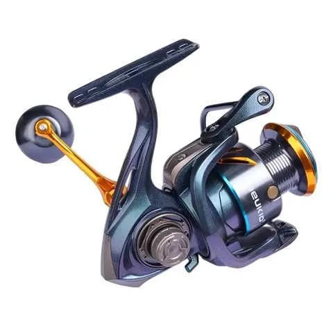 CARRETE DEUKIO C4000 SR - 5.2:1 - 3+1 - VERDE CON NARANJA TORNASOL