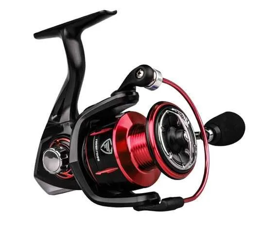 CARRETE K4000 HISTAR - RODAMIENTOS: 9+1 - ROJO CON NEGRO - EMPAQUE EN RODAMIENTO ANTI REVERSA