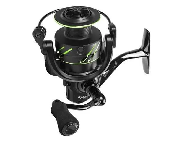 CARRETE GT 4000 - ESTRUCTURA METALICA - NEGRO CON VERDE