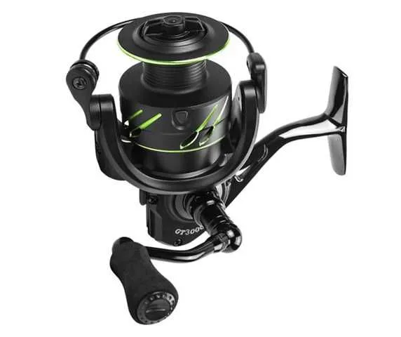 CARRETE GT 3000 - ESTRUCTURA METALICA - NEGRO CON VERDE