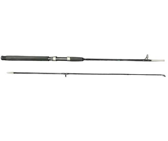 CAÑA CROCODILE - 180 CM - ACOPLE METÁLICO - NEGRA