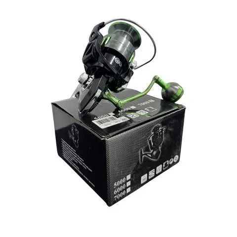 CARRETE ALBA STAR TR7000 - NEGRO CON VERDE