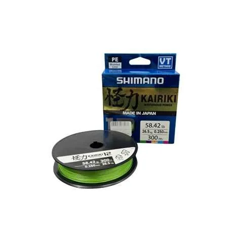 LINEA BRAID SHIMANO KAIRIKI 12 HEBRAS - 58.42 LIBRAS