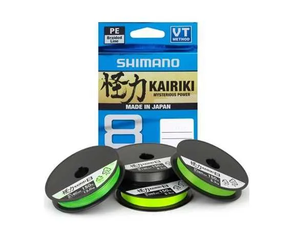LINEA BRAID SHIMANO KAIRIKI 8 HEBRAS - 110.89 LIBRAS